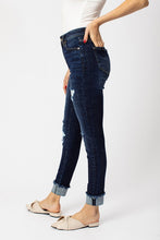 Load image into Gallery viewer, Kancan Cuffed Ankle Distressed Jeans