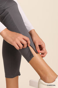 Moto Jeggings With Ankle Zipper