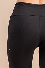 Load image into Gallery viewer, Black Cotton Leggings