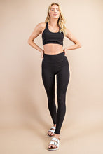 Load image into Gallery viewer, Black Cotton Leggings