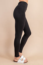 Load image into Gallery viewer, Black Cotton Leggings