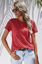 Load image into Gallery viewer, Hollow Lace Top (2 Colors)