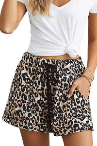 Leopard Print Shorts