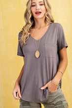 Load image into Gallery viewer, V-Neck Pocket Tee (3 colors)