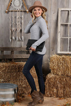 Load image into Gallery viewer, Brushed Cozy and Soft Ribbed Mock Neck Top