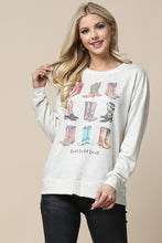 Load image into Gallery viewer, Wild Wild West Cowboy Boots Sweatshirt