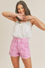 Load image into Gallery viewer, High Rise Acid Wash Denim Shorts (2 colors)