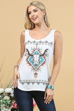 Load image into Gallery viewer, Longhorn Sleeveless Top