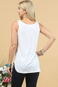 Longhorn Sleeveless Top