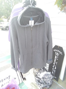 Deja Moo Zip-Up Hoodie