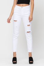 Load image into Gallery viewer, High Rise Slim Straight Jeans