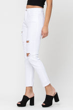 Load image into Gallery viewer, High Rise Slim Straight Jeans