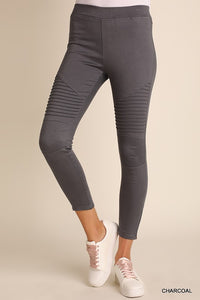 Moto Jeggings With Ankle Zipper
