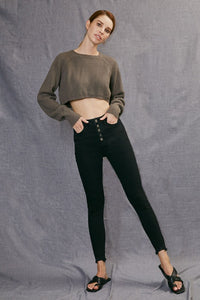 Kancan High Rise Skinny Black Jeans