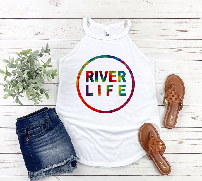 Tie Dye River Life Tank