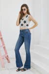 Load image into Gallery viewer, Kancan Mid Rise Skinny Flare Jeans