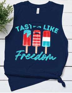 Tastes Like Freedom Muscle Graphic Tee